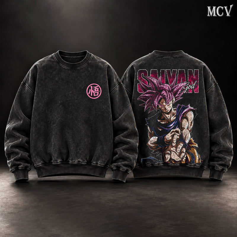 Goku Super Saiyan God Sweatshirt - Black