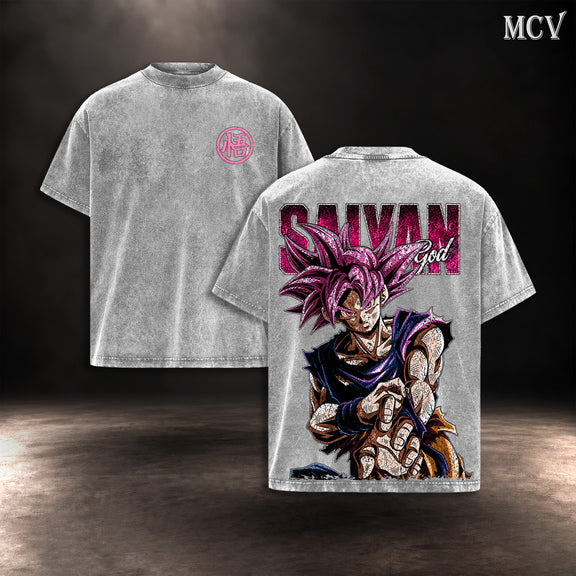 Goku Super Saiyan God T-shirt - Gray