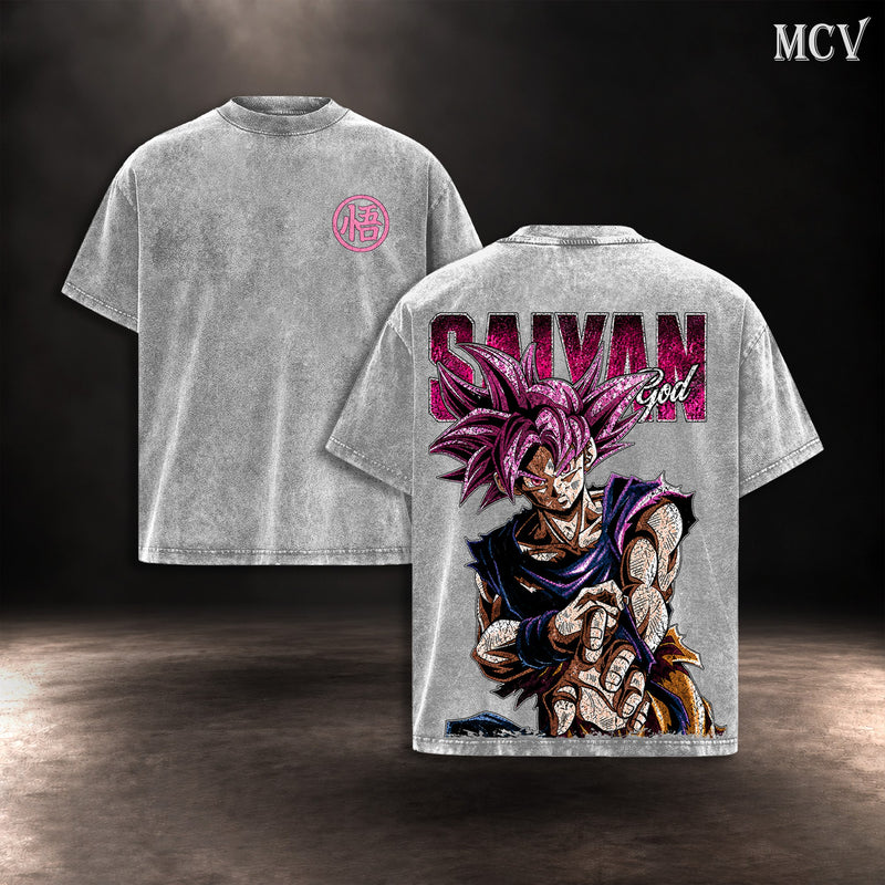 Goku Super Saiyan God T-shirt - Gray