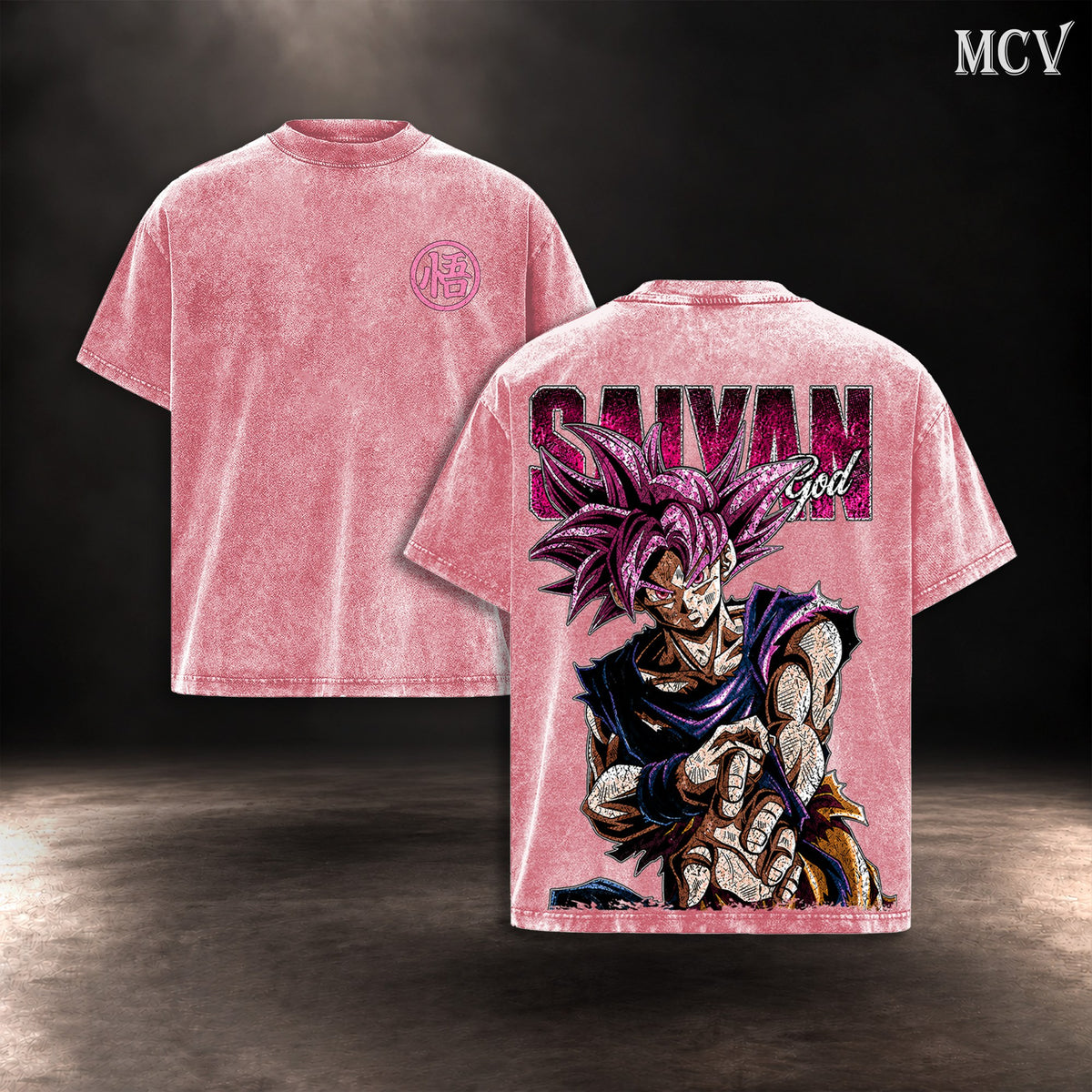 Goku Super Saiyan God T-shirt - Pink