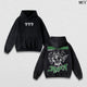 Kinji Hakari Ver.2 – Jujutsu Kaisen – Vintage Washed Heavyweight Cotton Anime Graphic Hoodie Japanese Manga Streetwear Sweatshirt