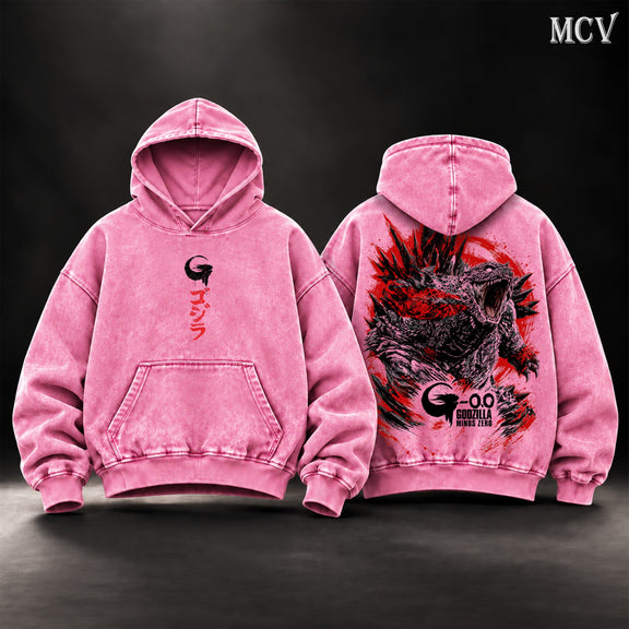 Godzilla Minus Zero Kaiju Hoodie - Pink