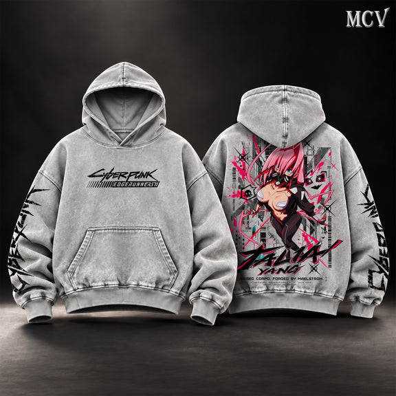 Talia Yang Cyberpunk Edgerunners 2 Hoodie - Gray