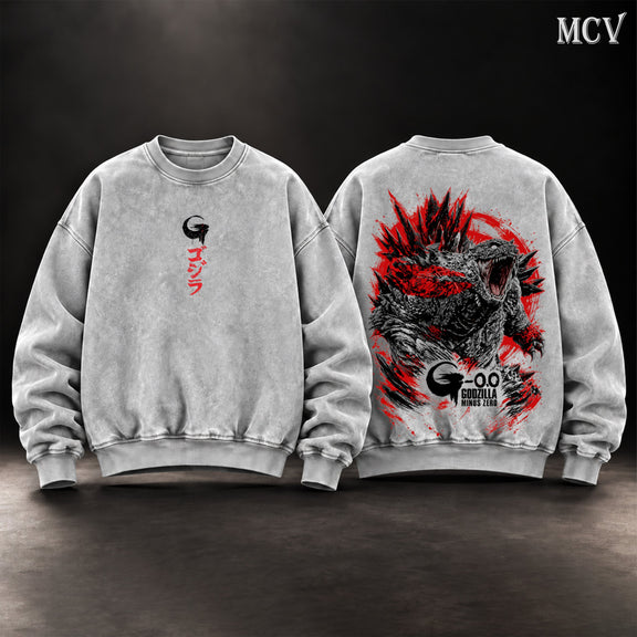 Godzilla Minus Zero Kaiju Sweatshirt - Gray