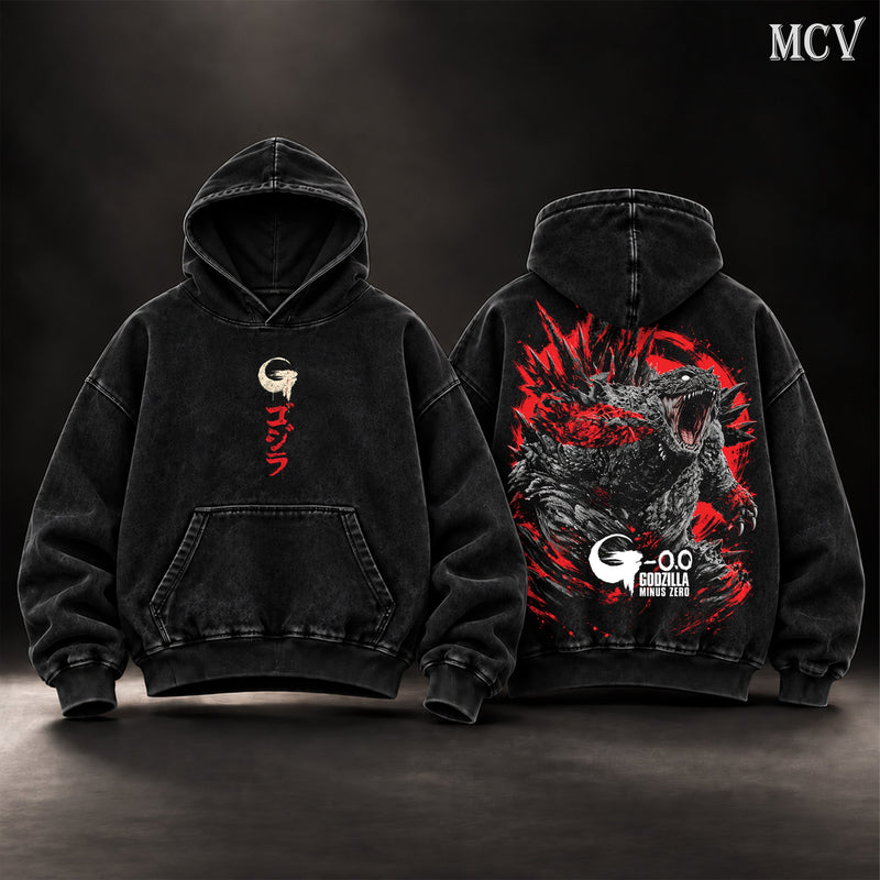 Godzilla Minus Zero Kaiju Hoodie - Black