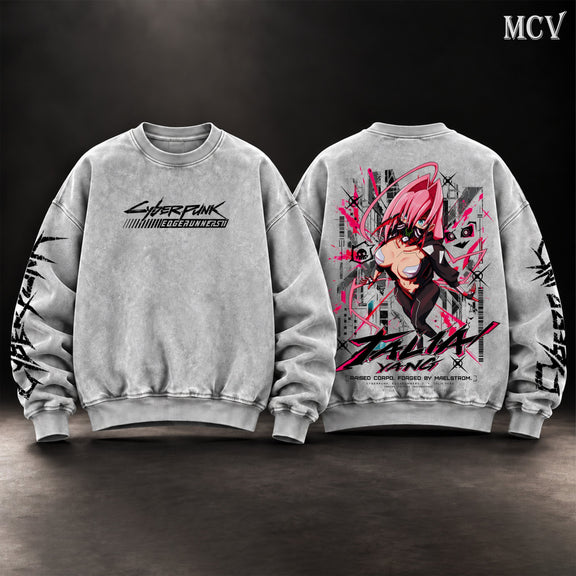 Talia Yang Cyberpunk Edgerunners 2 Sweatshirt - Gray