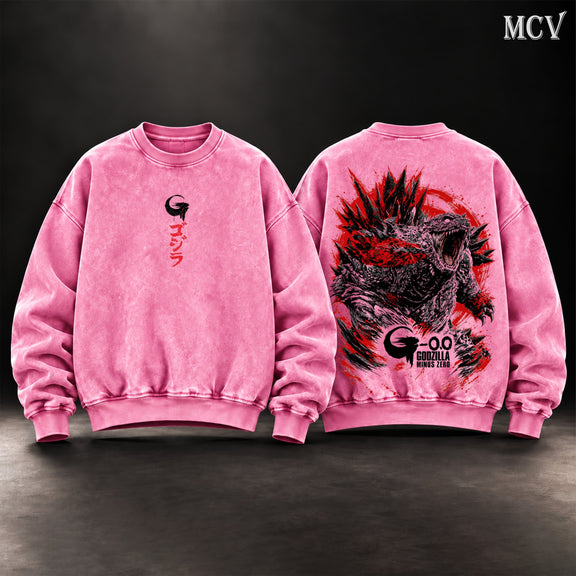 Godzilla Minus Zero Kaiju Sweatshirt - Pink