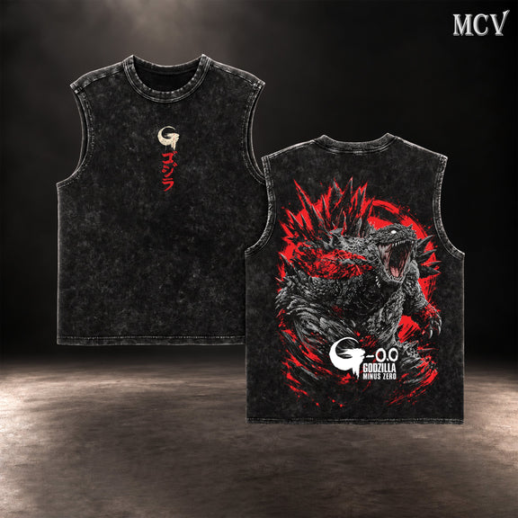 Godzilla Minus Zero Kaiju Tanktop - Black