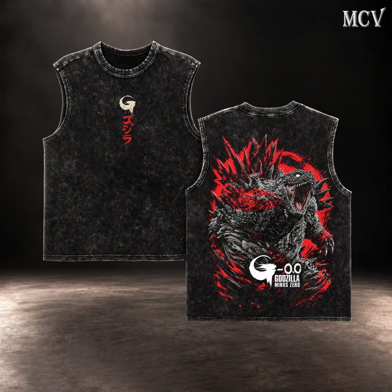 Godzilla Minus Zero Kaiju Tanktop - Black