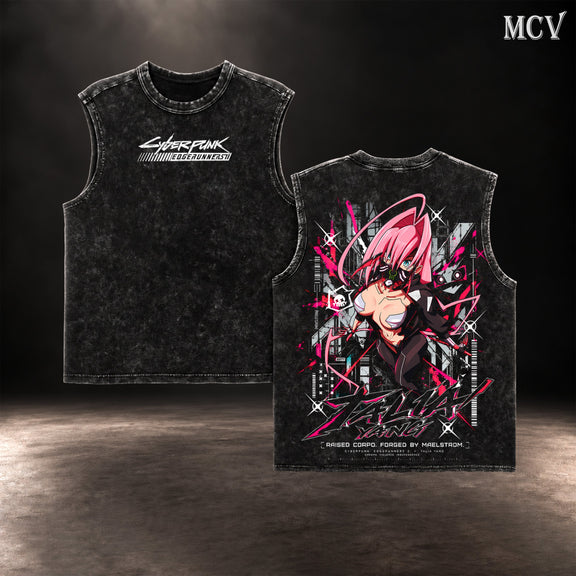 Talia Yang Cyberpunk Edgerunners 2 Tanktop - Black