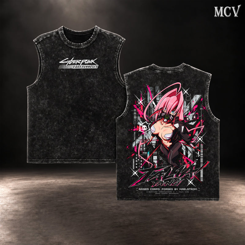 Talia Yang Cyberpunk Edgerunners 2 Tanktop - Black