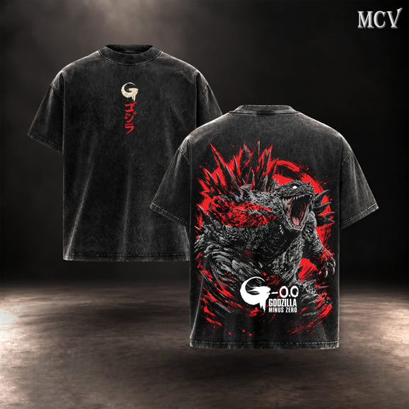 Godzilla Minus Zero Kaiju T-shirt - Black