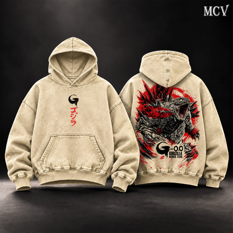 Godzilla Minus Zero Kaiju Hoodie - Apricot