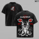 Kurama (Nine-Tailed Fox) – Naruto Shippuden Anime Double Printed Vintage Washed Tee