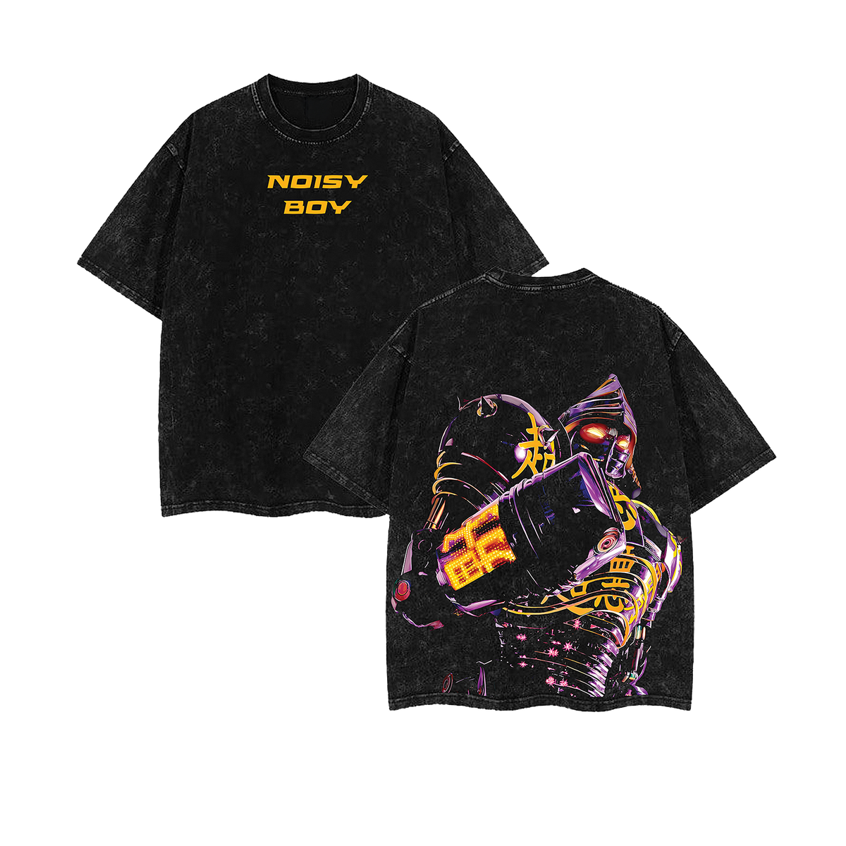 Noisy Boy -  Real Steel 2025 v2 Washed T-Shirt