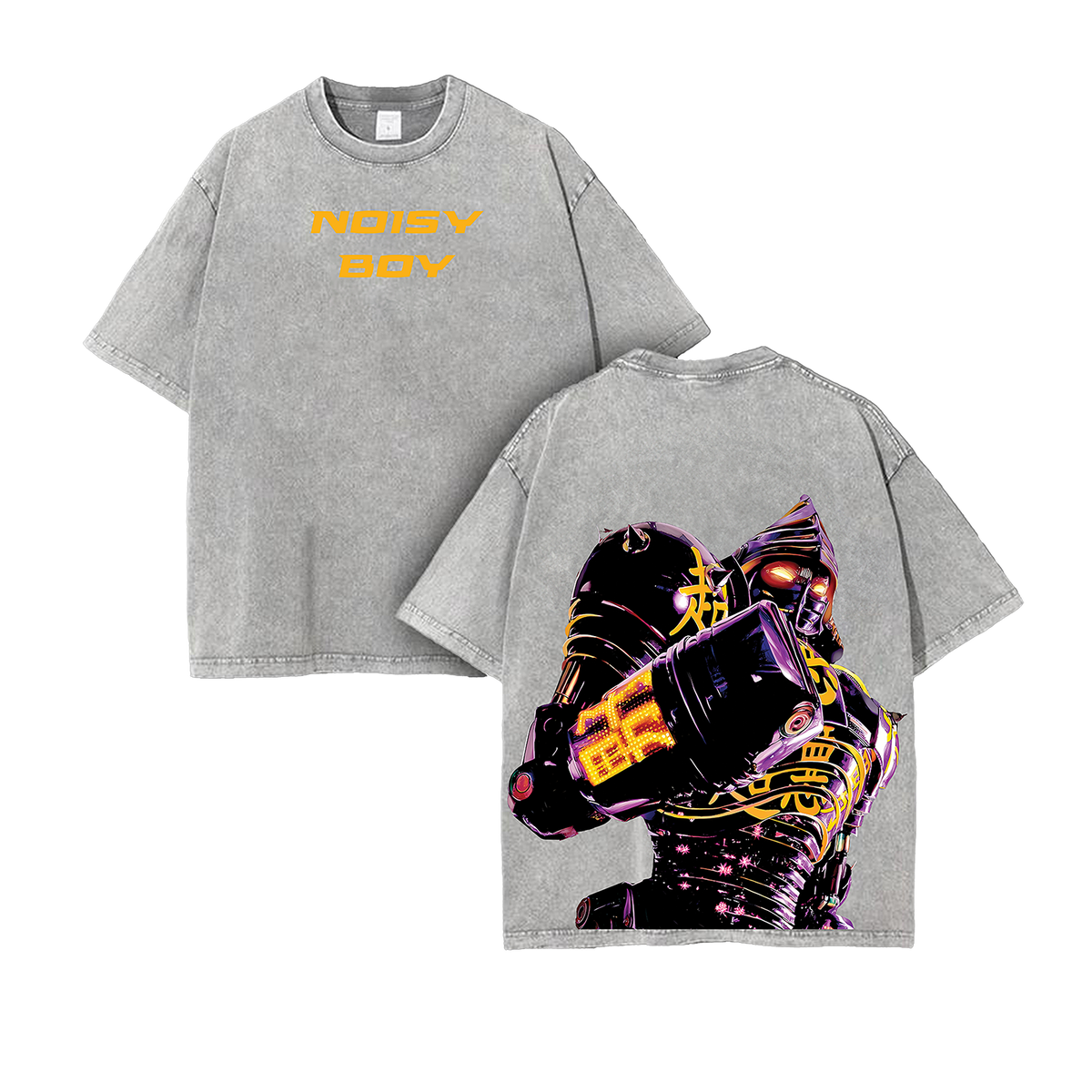 Noisy Boy -  Real Steel 2025 v2 Washed T-Shirt