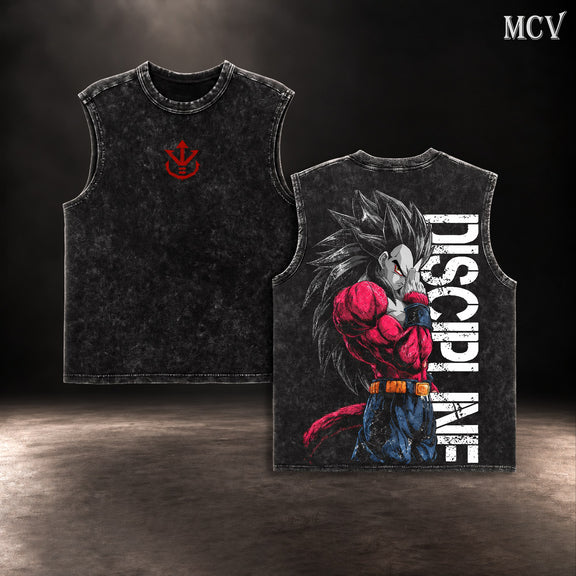 Vegeta SSJ4 Discipline Tanktop - Black