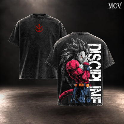 Vegeta SSJ4 Discipline T-shirt - Black