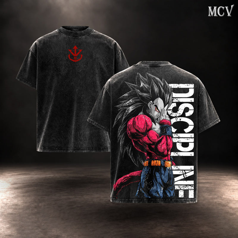 Vegeta SSJ4 Discipline T-shirt - Black