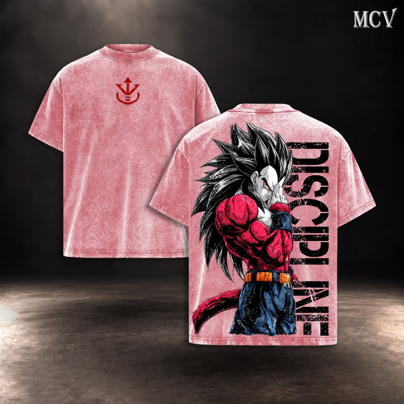 Vegeta SSJ4 Discipline T-shirt - Pink
