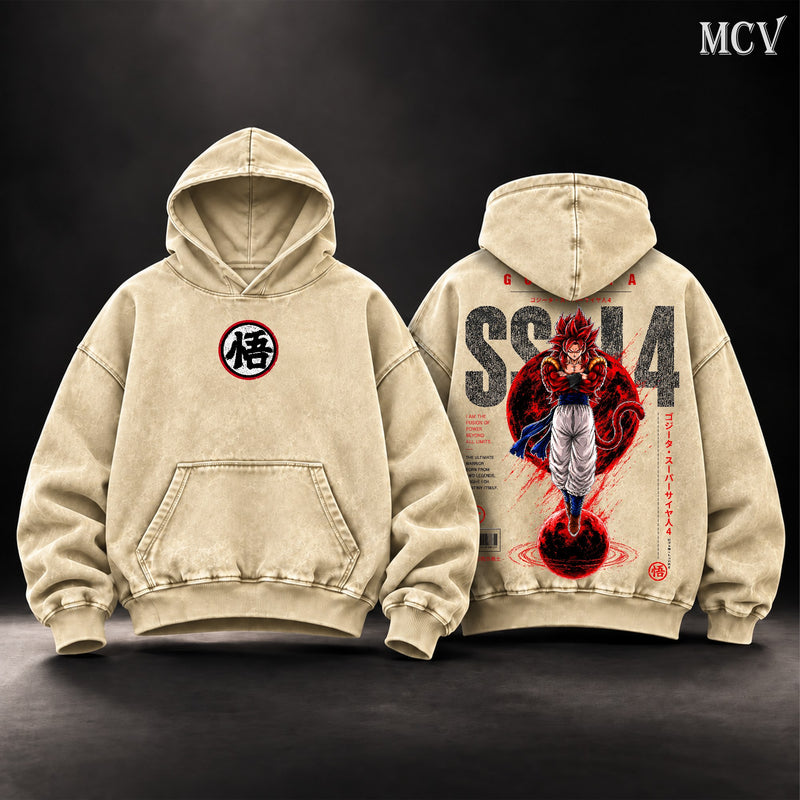 Gogeta SSJ4 Hoodie - Apricot