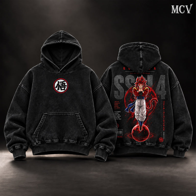 Gogeta SSJ4 Hoodie - Black