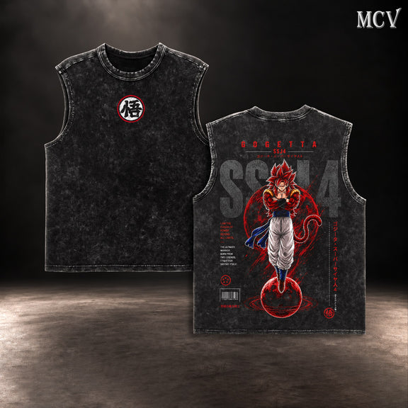Gogeta SSJ4 Tanktop - Black