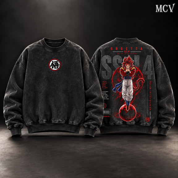 Gogeta SSJ4 Sweatshirt - Black