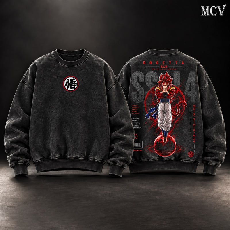 Gogeta SSJ4 Sweatshirt - Black