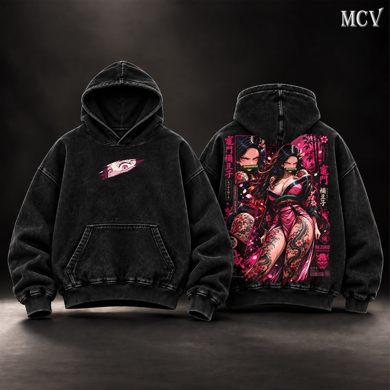 Nezuko Kamado Hoodie - Black