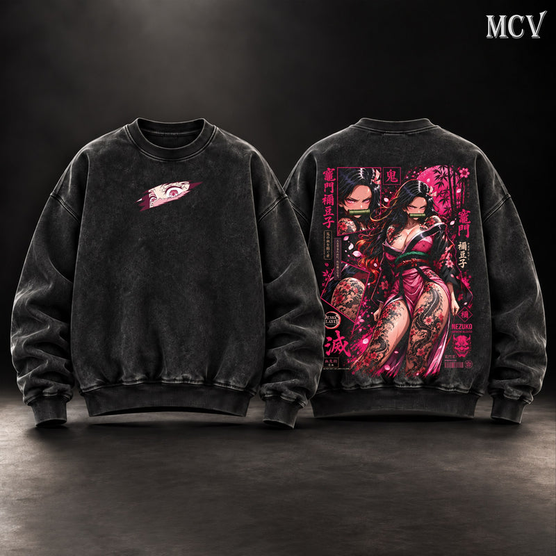 Nezuko Kamado Sweatshirt - Black
