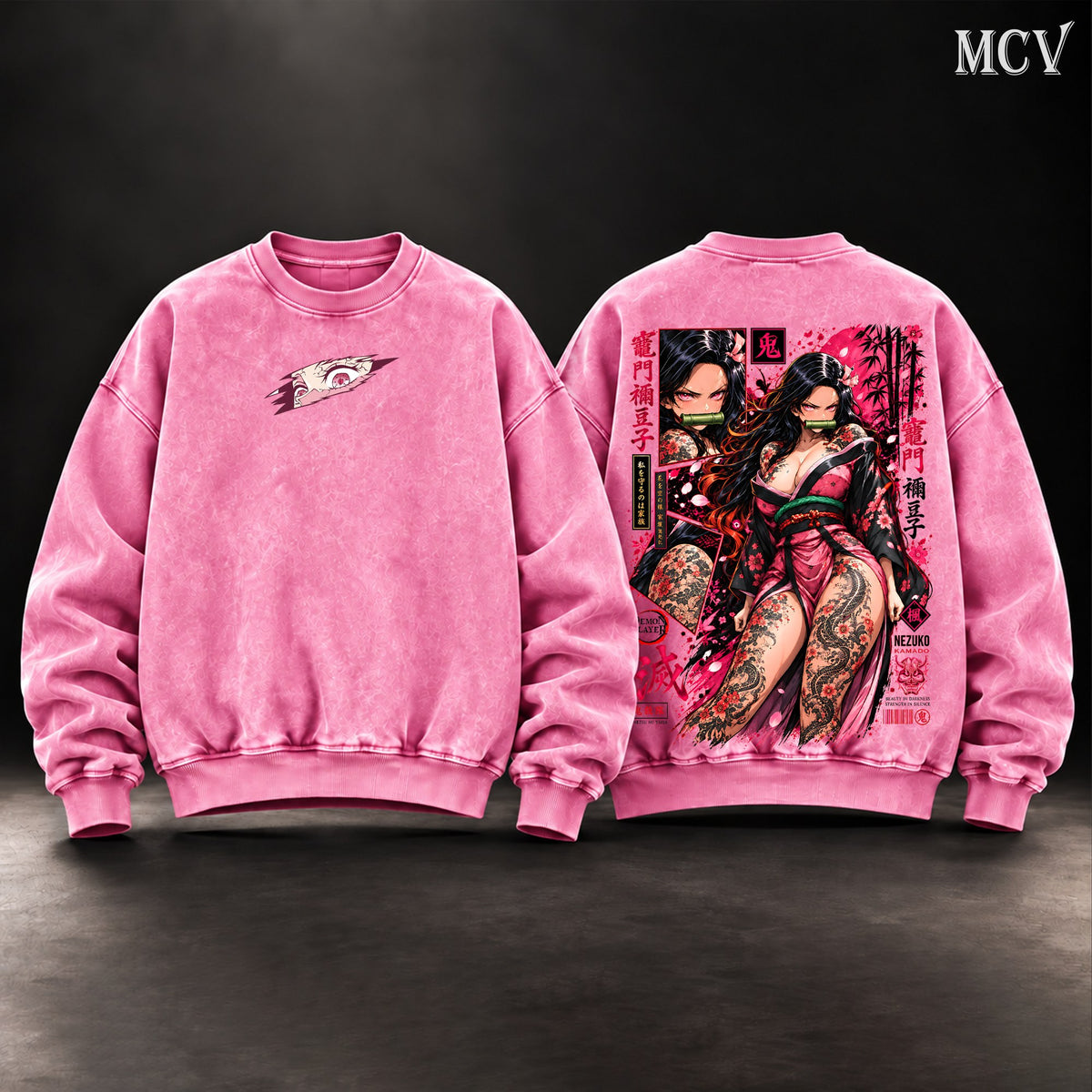 Nezuko Kamado Sweatshirt - Pink