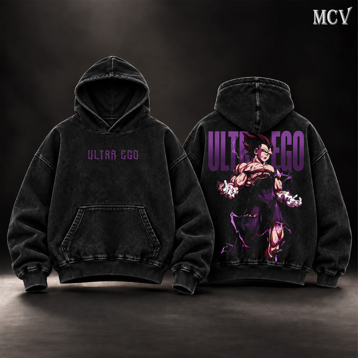 Vegeta Ultra Ego Unleashed Hoodie - Black