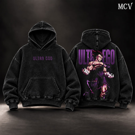 Vegeta Ultra Ego Unleashed Hoodie - Black