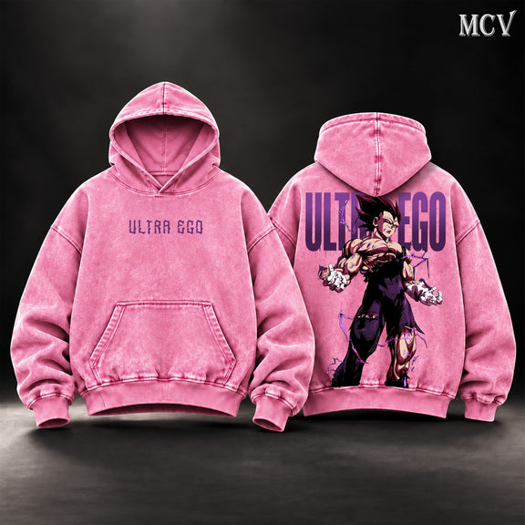 Vegeta Ultra Ego Unleashed Hoodie - Pink