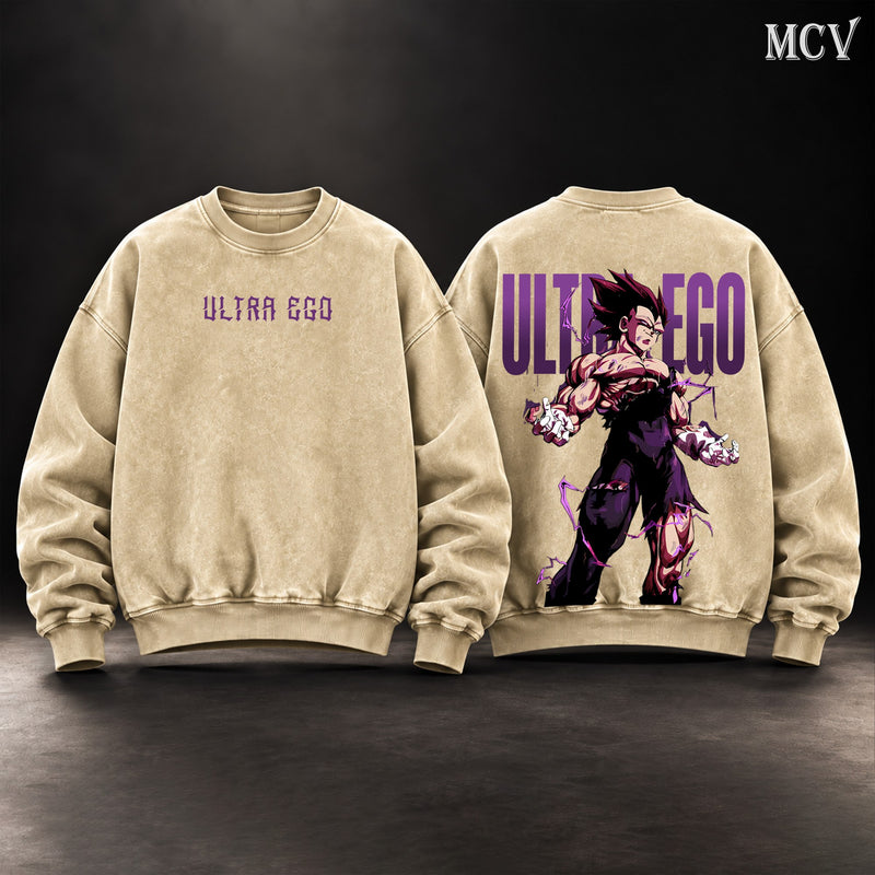 Vegeta Ultra Ego Unleashed Sweatshirt - Apricot