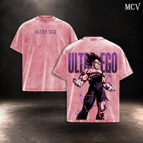 Vegeta Ultra Ego Unleashed T-shirt - Pink