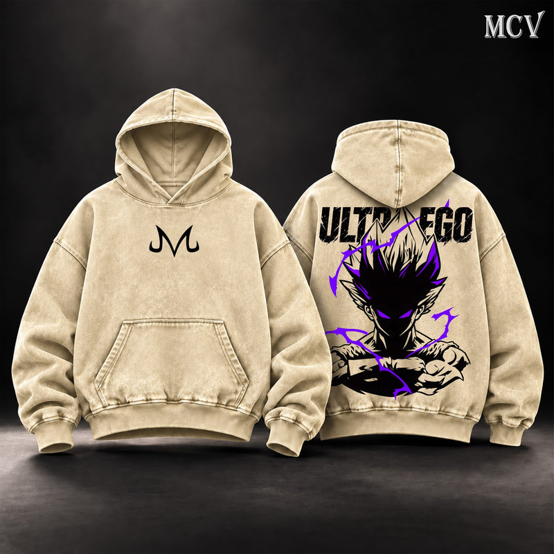 Vegeta Ultra Ego Majin Mark Hoodie - Apricot