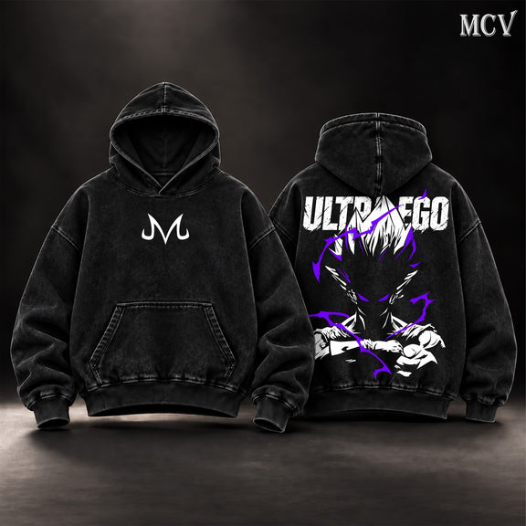 Vegeta Ultra Ego Majin Mark Hoodie - Black