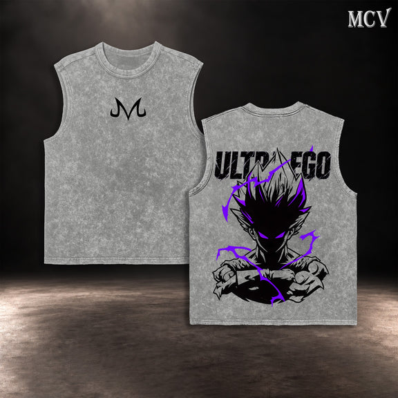 Vegeta Ultra Ego Majin Mark Tanktop - Gray