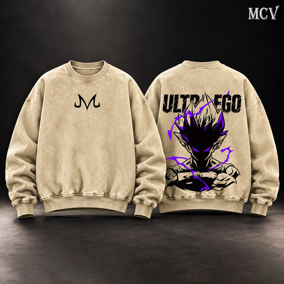 Vegeta Ultra Ego Majin Mark Sweatshirt - Apricot