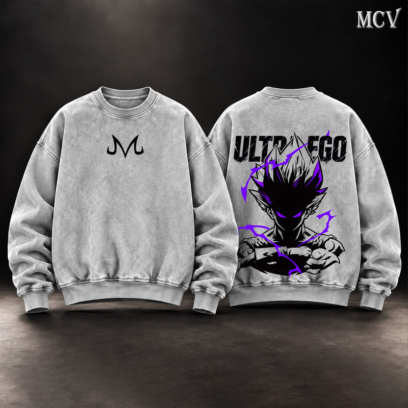 Vegeta Ultra Ego Majin Mark Sweatshirt - Gray