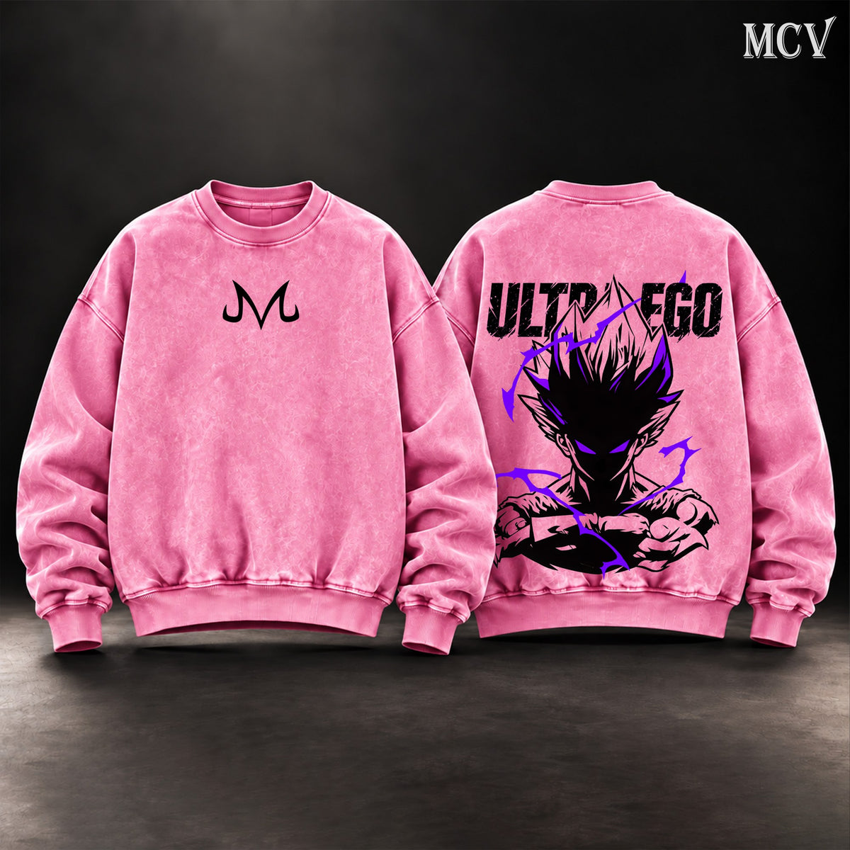 Vegeta Ultra Ego Majin Mark Sweatshirt - Pink