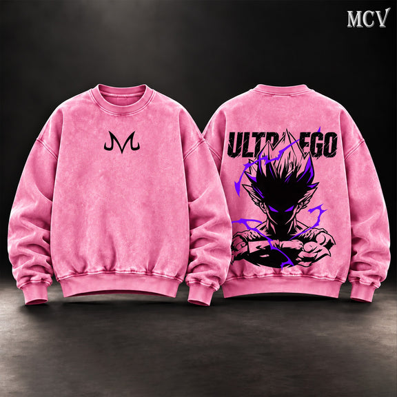 Vegeta Ultra Ego Majin Mark Sweatshirt - Pink