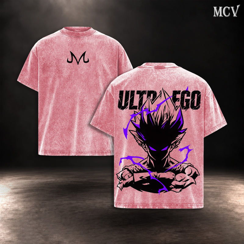 Vegeta Ultra Ego Majin Mark T-shirt - Pink