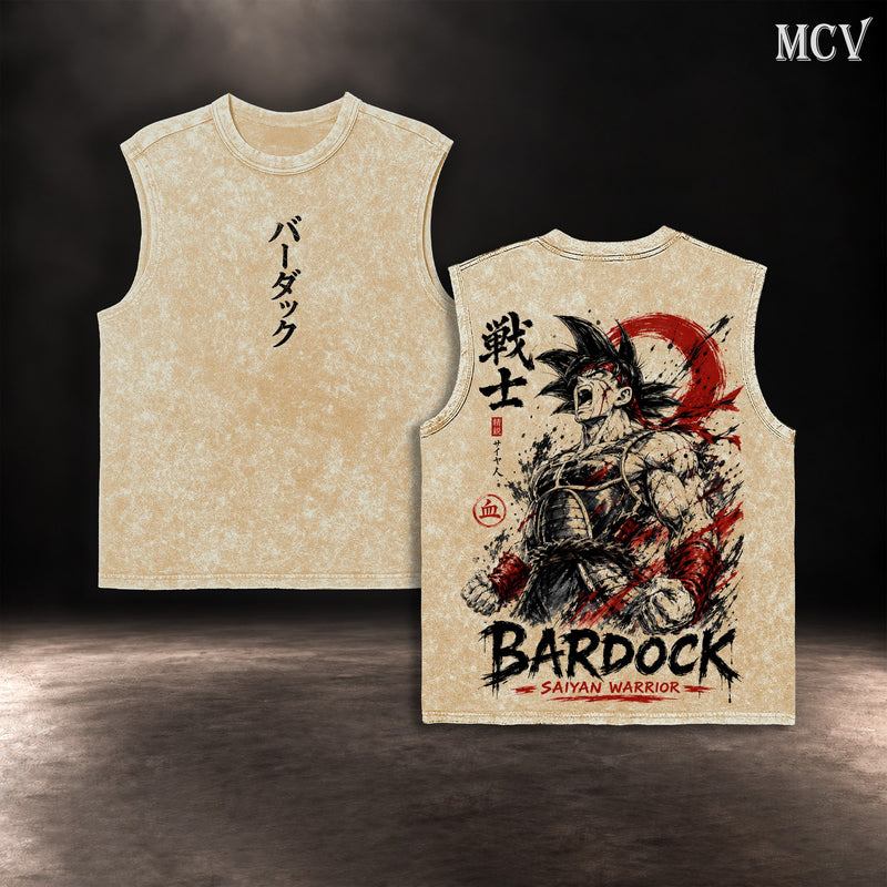 Bardock Saiyan Warrior Tanktop - Apricot