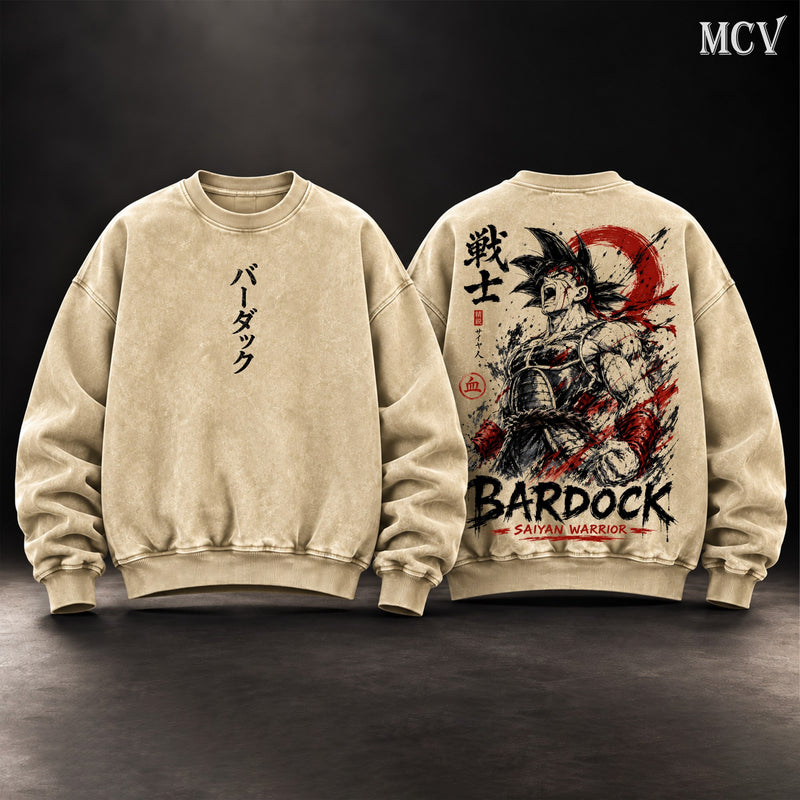 Bardock Saiyan Warrior Sweatshirt - Apricot