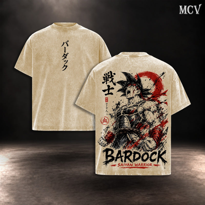 Bardock Saiyan Warrior T-shirt - Apricot