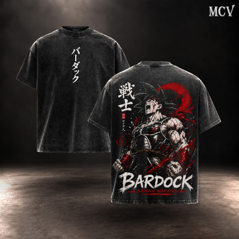 Bardock Saiyan Warrior T-shirt - Black