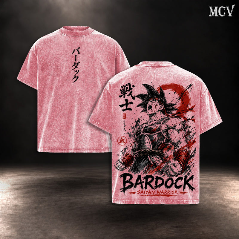 Bardock Saiyan Warrior T-shirt - Pink